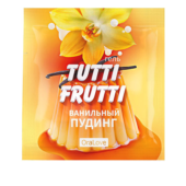 Пробник гель-смазки Tutti-frutti со вкусом ванильного пудинга - 4 гр. - 0