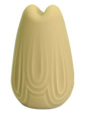 Желтый перезаряжаемый вибратор Vase - 7,4 см. - 0