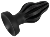 Черная анальная пробка Super Soft Butt Plug - 11,1 см. - 3