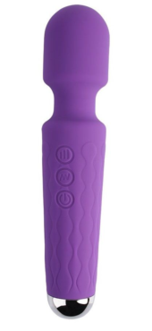 Фиолетовый жезловый вибратор Wacko Touch Massager - 20,3 см. - 0