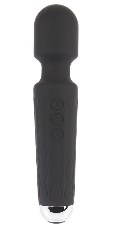 Черный жезловый вибратор Wacko Touch Massager - 20,3 см. - 0