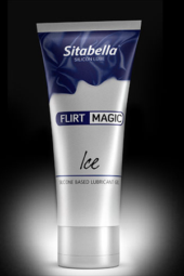 Силиконовая гель-смазка FLIRT MAGIC Ice с лёгким пролонгирующим эффектом - 75 мл. - 0