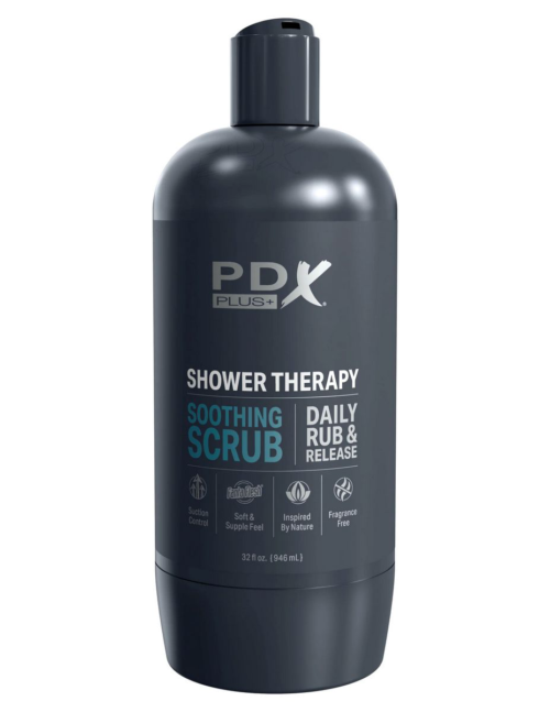 Телесный мастурбатор-вагина Shower Therapy Soothing Scrub - 3