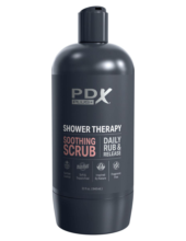 Мастурбатор-вагина цвета карамели Shower Therapy Soothing Scrub - 3