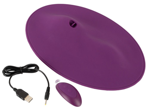 Фиолетовая подушка-вибромассажер Vibepad 2 - 6
