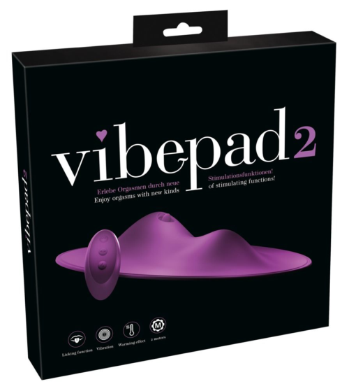 Фиолетовая подушка-вибромассажер Vibepad 2 - 7