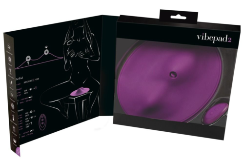 Фиолетовая подушка-вибромассажер Vibepad 2 - 8