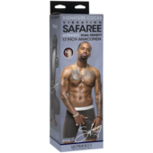 Коричневый вибратор-реалистик Safaree Samuels - 29,8 см. - 4