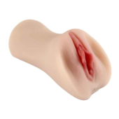 Телесный тугой мастурбатор-вагина - 0