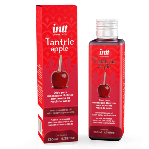Массажное масло Tantric Apple с ароматом яблока - 130 мл. - 0