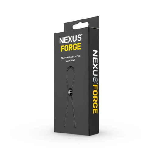 Черное эрекционное лассо Nexus Forge Single - 2