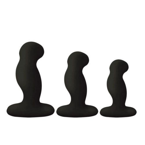 Набор из 3 черных вибровтулок Nexus G-Play+ Trio - 0