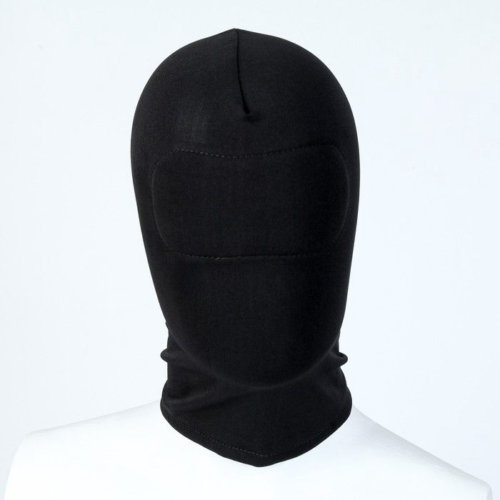 Черная сплошная маска-шлем - 1