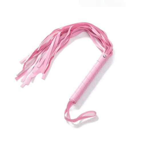 Розовая плеть с петлей - 55 см. - 2