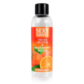 Массажное масло Sexy Sweet Fresh Orange с ароматом апельсина и феромонами - 75 мл. - 0