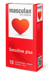 Презервативы Masculan Sensitive plus - 10 шт. - 0