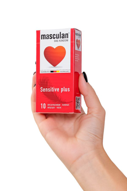 Презервативы Masculan Sensitive plus - 10 шт. - 3