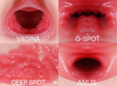Мастурбатор-полуторс с двойным слоем материала Maria Onahole Real Vagina - 5