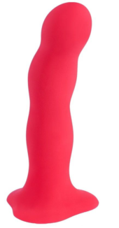 Красный фаллоимитатор Bouncer - 18,3 см. - 0