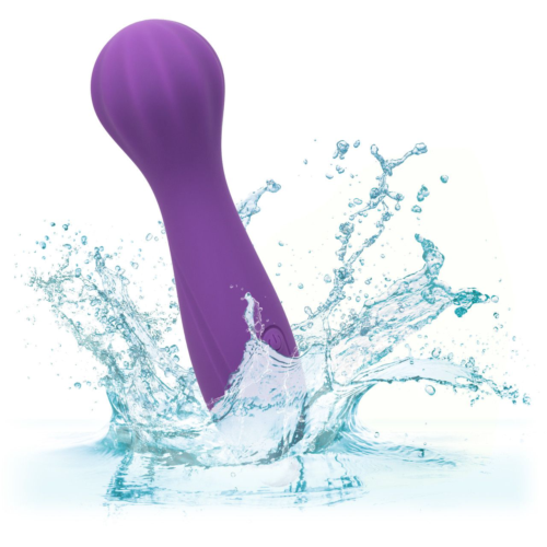 Фиолетовый вибромассажер Stella Liquid Silicone “O” Wand - 17,75 см. - 7
