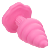 Розовая анальная пробка в виде мороженого Yum Bum Ice Cream Cone Butt Plug - 9,5 см. - 9