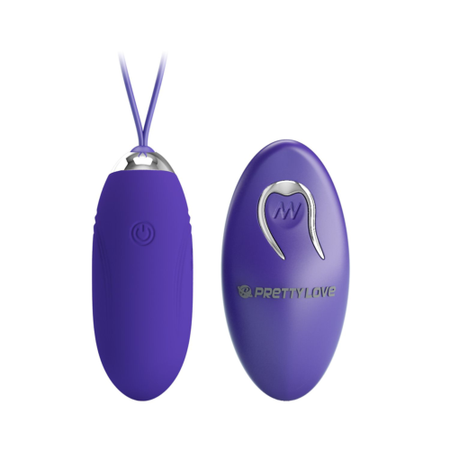 Фиолетовое виброяйцо Jenny-Yourth с пультом ДУ - 1