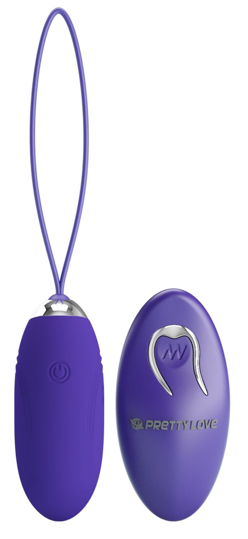 Фиолетовое виброяйцо Jenny-Yourth с пультом ДУ - 0