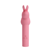 Нежно-розовый вибростимулятор в форме кролика Gerardo - 1