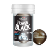 Интимный гель Power Black Hot Ball с охлаждающе-разогревающим эффектом (2 шарика по 3 гр.) - 0