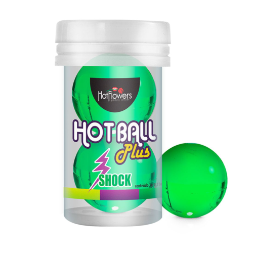 Лубрикант на силиконовой основе Hot Ball Plus с покалывающим эффектом (2 шарика по 3 гр.) - 0