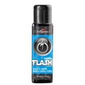 Стимулирующий гель Flash Menta Extra Forte с ароматом мяты и эффектом вибрации - 35 мл. - 0