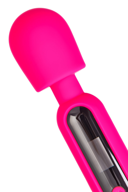 Ярко-розовый wand-вибратор Mashr - 23,5 см. - 13
