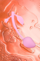 Розовый вагинальный шарик Aster - 8