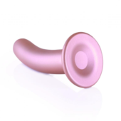 Розовый фаллоимитатор Smooth G-Spot - 15 см. - 2