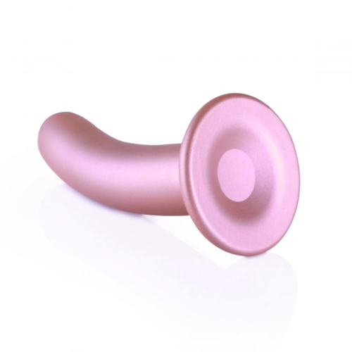 Розовый фаллоимитатор Smooth G-Spot - 15 см. - 2