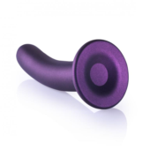 Фиолетовый фаллоимитатор Smooth G-Spot - 17,7 см. - 3
