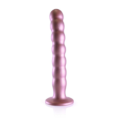Розовый фаллоимитатор Beaded G-Spot - 21 см. - 4