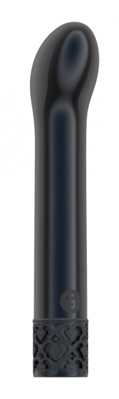 Черный мини-вибратор G-точки Jewel - 12 см. - 2