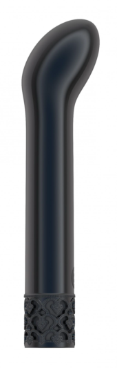 Черный мини-вибратор G-точки Jewel - 12 см. - 0