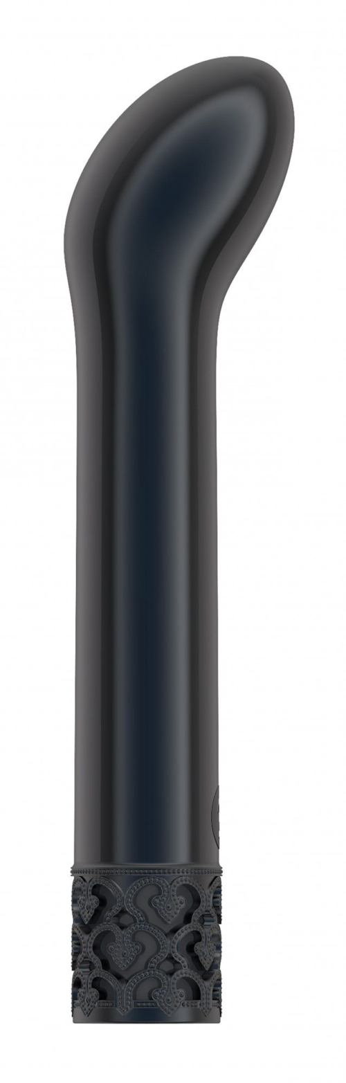 Черный мини-вибратор G-точки Jewel - 12 см. - 0