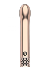Розовый мини-вибратор G-точки Jewel - 12 см. - 3