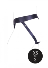 Черные трусики-джоки для страпона с вибропулей - размер XS-S - 5
