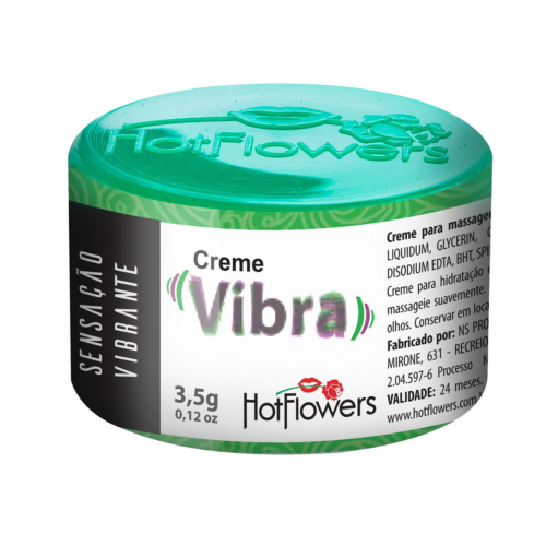 Возбуждающий крем Vibra с эффектом вибрации - 3,5 гр. - 0