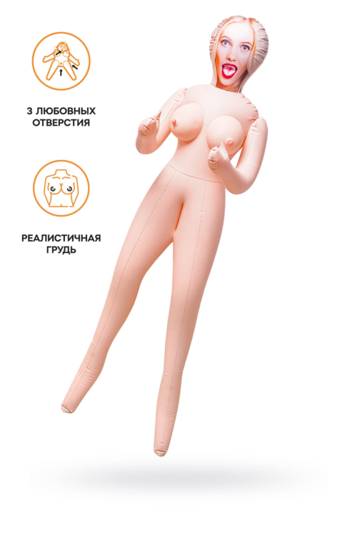 Надувная секс-кукла Lilit с тремя рабочими отверстиями - 1