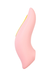 Розовый вакуумный стимулятор Lily - 4