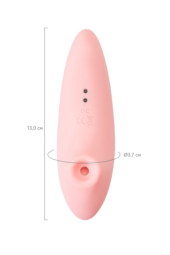 Розовый вакуумный стимулятор Lily - 7