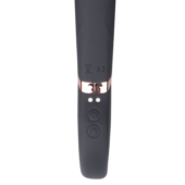 Черный двусторонний вибратор Key Control Massager Wand в форме гаечного ключа - 1