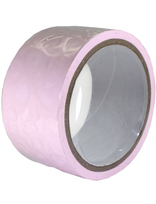 Розовый скотч для связывания Bondage Tape - 15 м. - 0