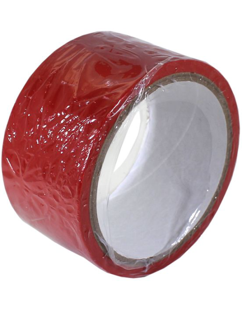 Красный скотч для связывания Bondage Tape - 15 м. - 1