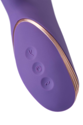 Фиолетовый вибратор-кролик Fingie с функцией Come-Hither - 21,6 см. - 12